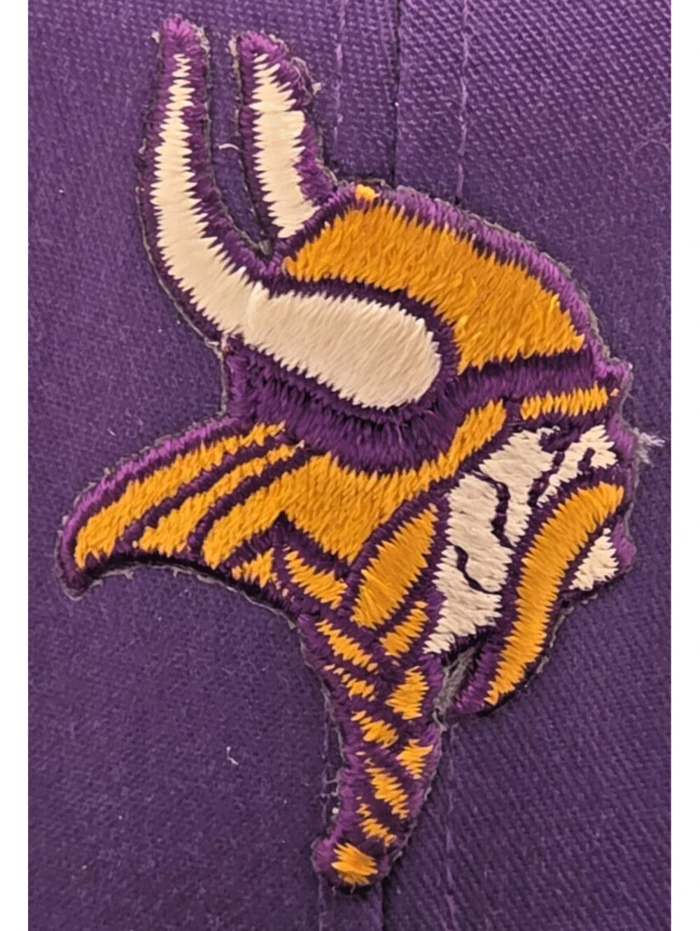 Vintage Minnesota Vikings AJD Rope Snapback Hat 80s Purple NFL Logo Cap Made USA